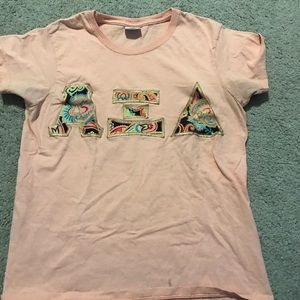 AXiD stitched letter shirt